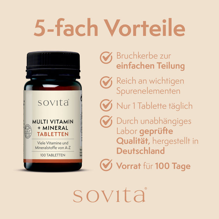 sovita Multi Vitamin + Mineral Tabletten