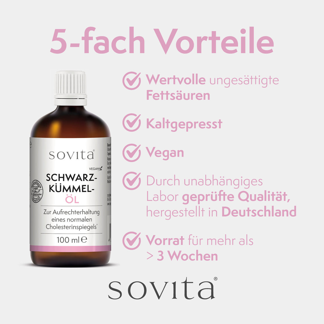 sovita Schwarzkümmel-Öl