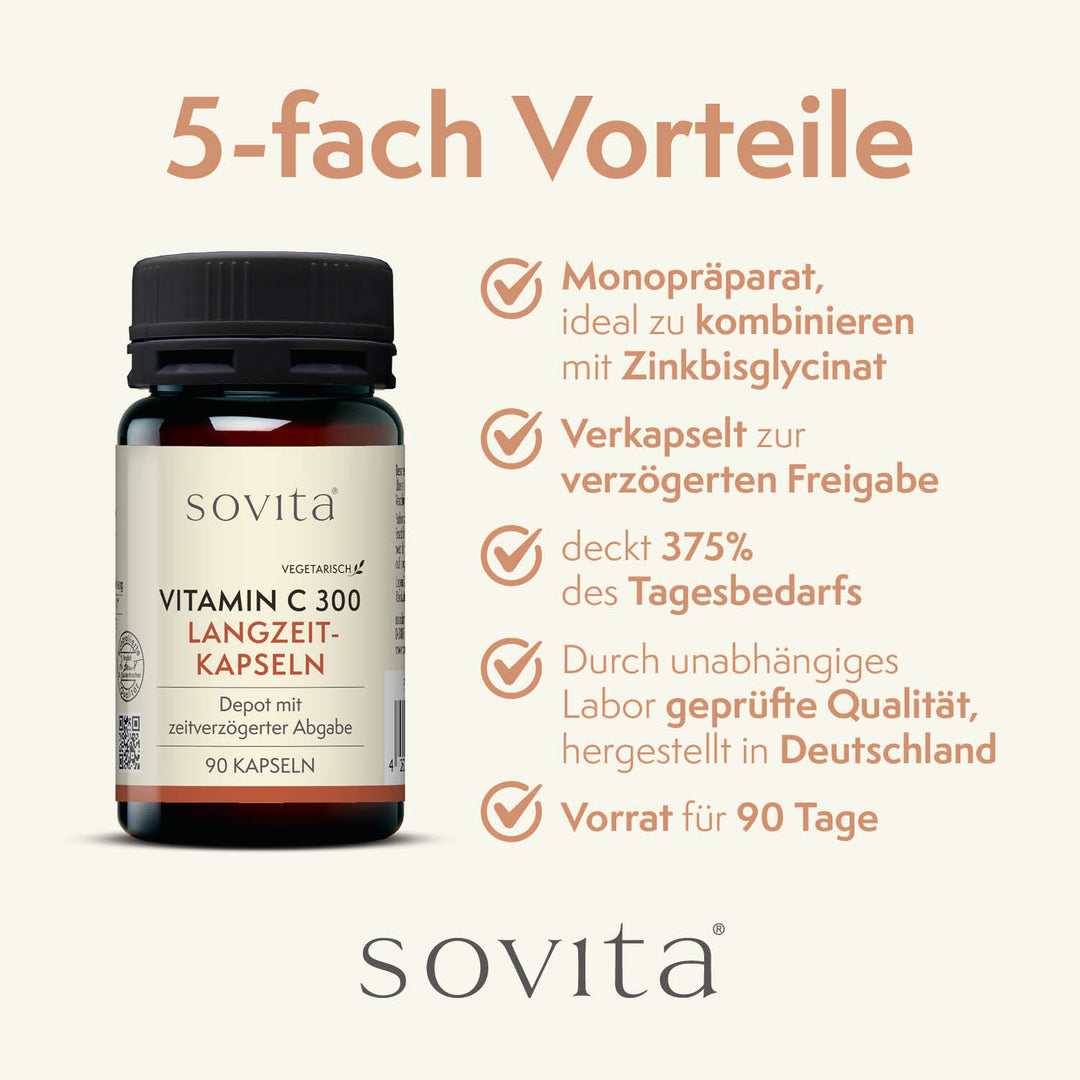 sovita Vitamin C 300 Langzeit-Kapseln