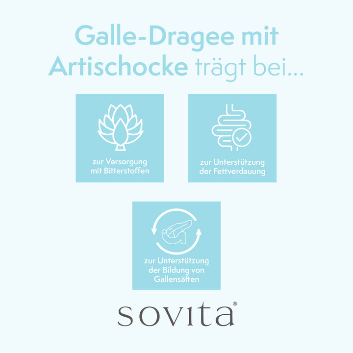 sovita Galle-Dragee mit Artischocke