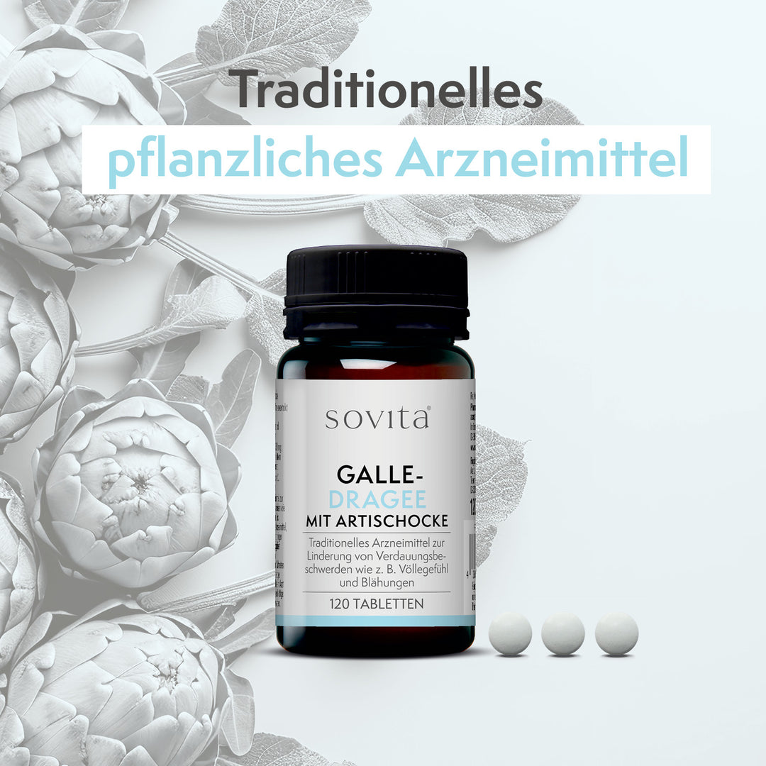 sovita Galle-Dragee mit Artischocke