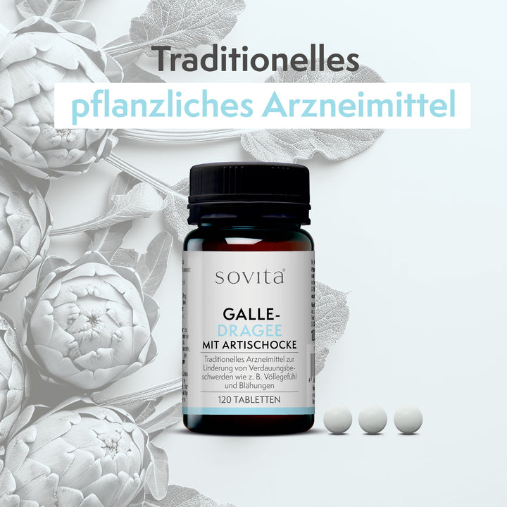 sovita Galle-Dragee mit Artischocke