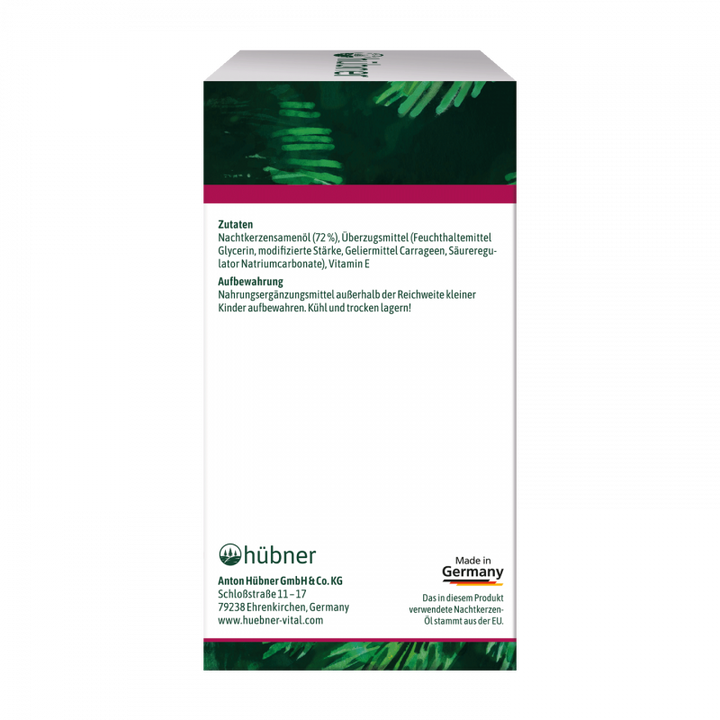 Hübner Nachtkerzen Öl Kompakt 1000 mg (90 Stk.)