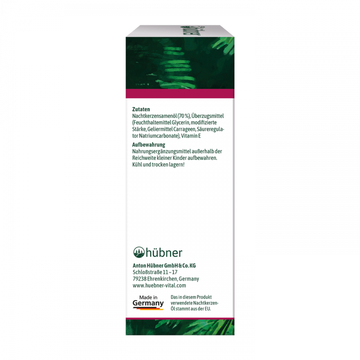 Hübner Nachtkerzen Öl Kompakt 500 mg (60 Stk.)