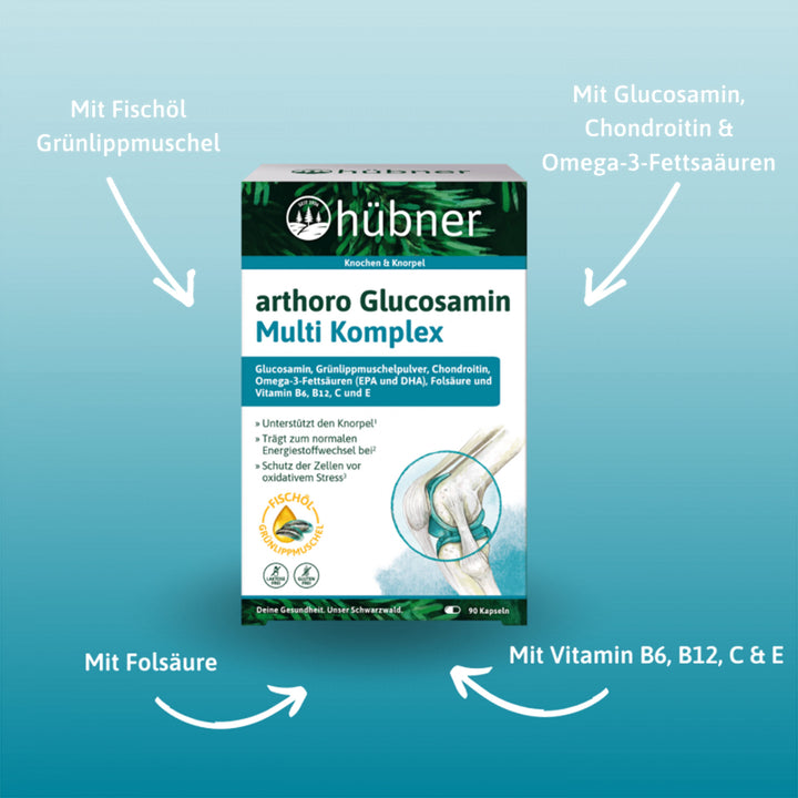 Hübner arthoro Glucosamin Multi Komplex - 3-Monatspack. (270 Stk.)