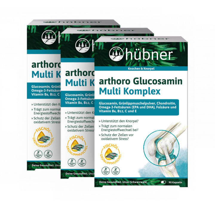 Hübner arthoro Glucosamin Multi Komplex - 3-Monatspack. (270 Stk.)