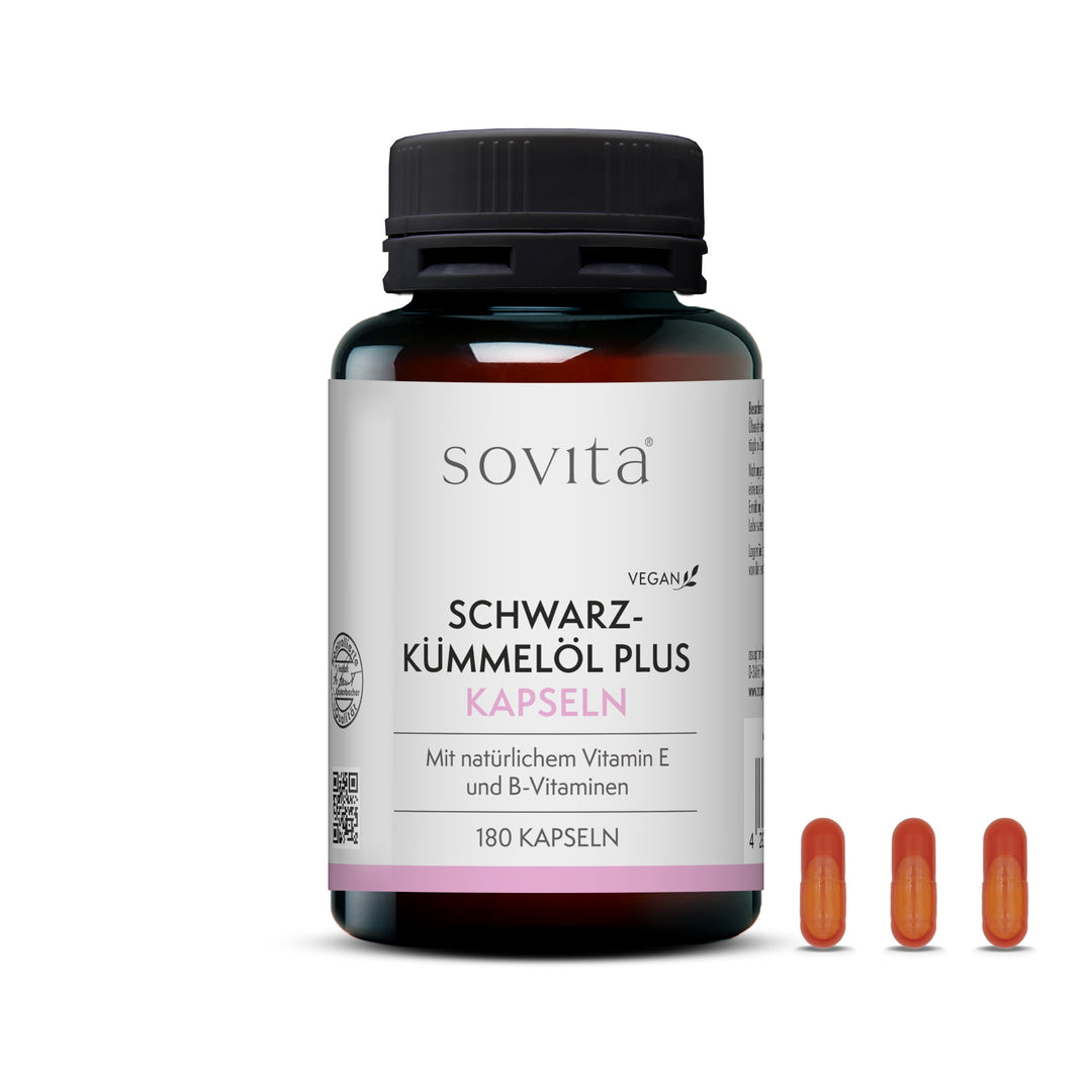 sovita Schwarzkümmelöl Plus Kapseln