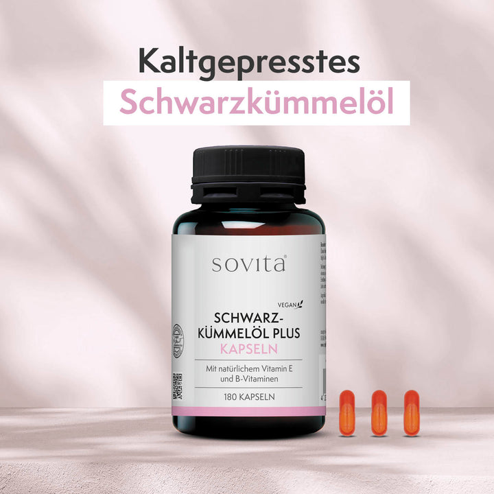 sovita Schwarzkümmelöl Plus Kapseln