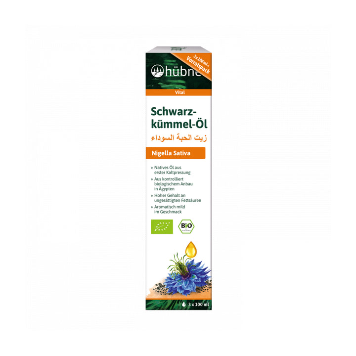Hübner Schwarzkümmel-Öl - 3er Pack (je 100 ml)