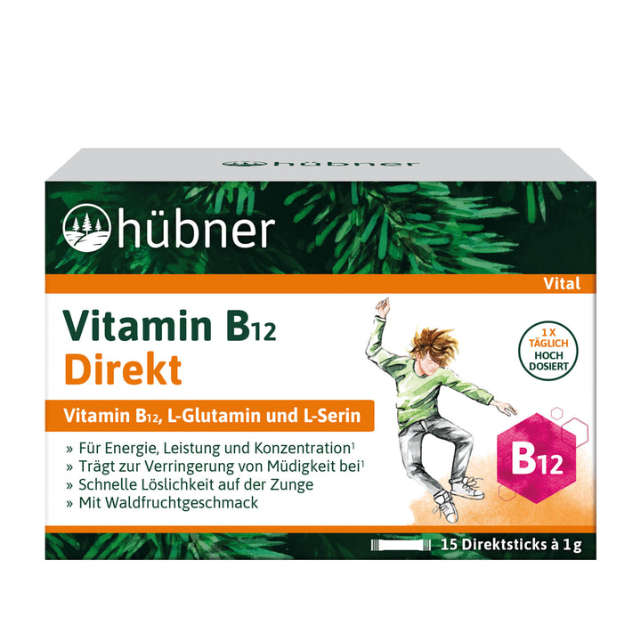 Hübner Vitamin B12 Direktsticks (15 Stk.)