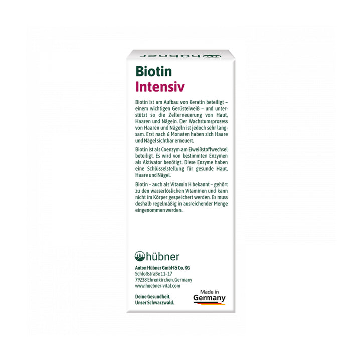 Hübner Biotin Intensiv (30 Stk.)