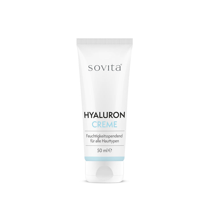 Abbildung der sovita Hyaluron Creme 50 ml – feuchtigkeitsspendend für alle Hauttypen.
