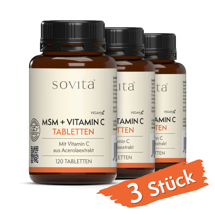 sovita MSM + Vitamin C Tabletten