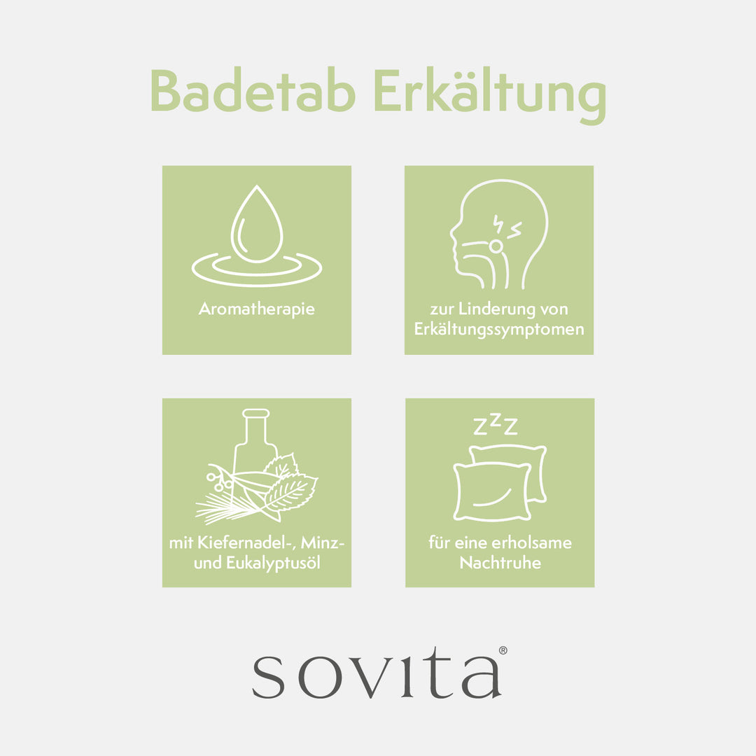 sovita Badetab Aromatherapie "Erkältung"