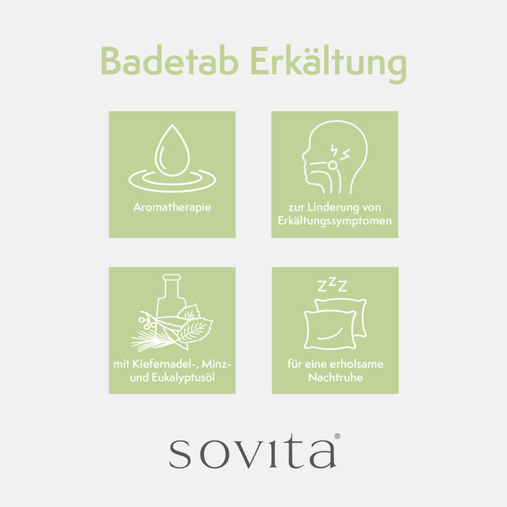 sovita Badetab Aromatherapie "Erkältung"