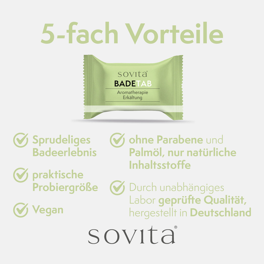 sovita Badetab Aromatherapie "Erkältung"