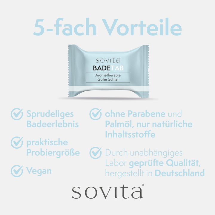 sovita Badetab Aromatherapie "Guter Schlaf"