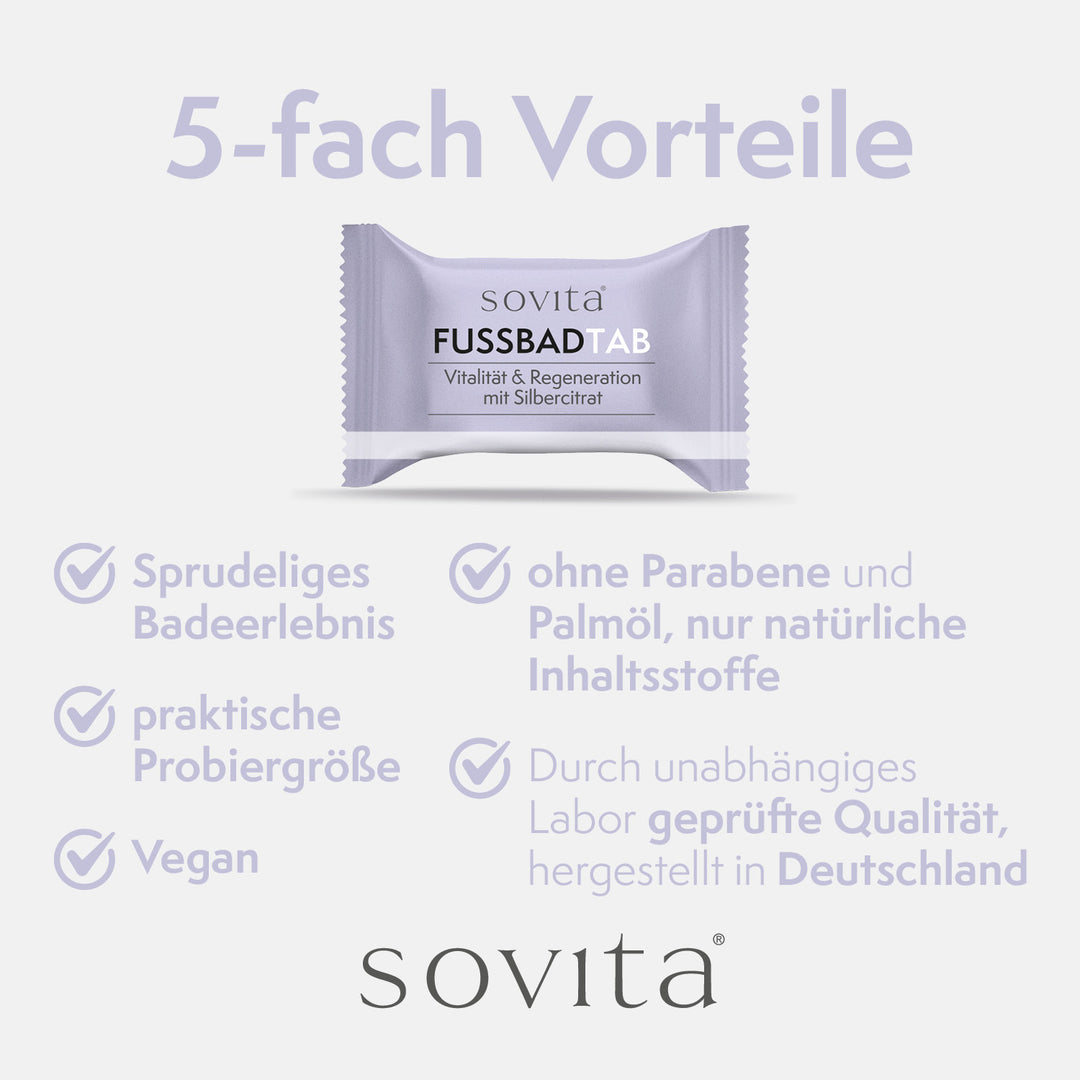sovita Fußbadtab "Vitalität & Regeneration"
