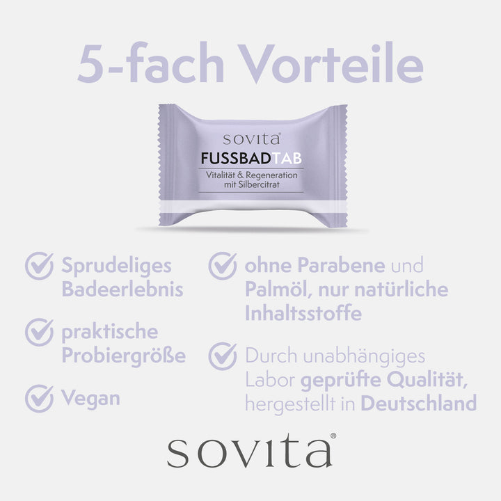 sovita Fußbadtab "Vitalität & Regeneration"