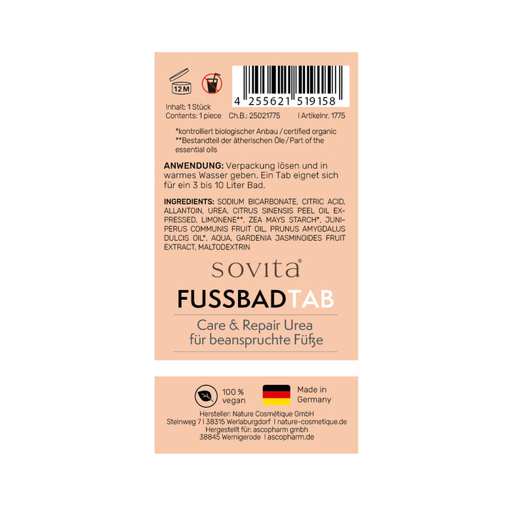 sovita Bade- & Fußbad Pflege-Set (4er Set)