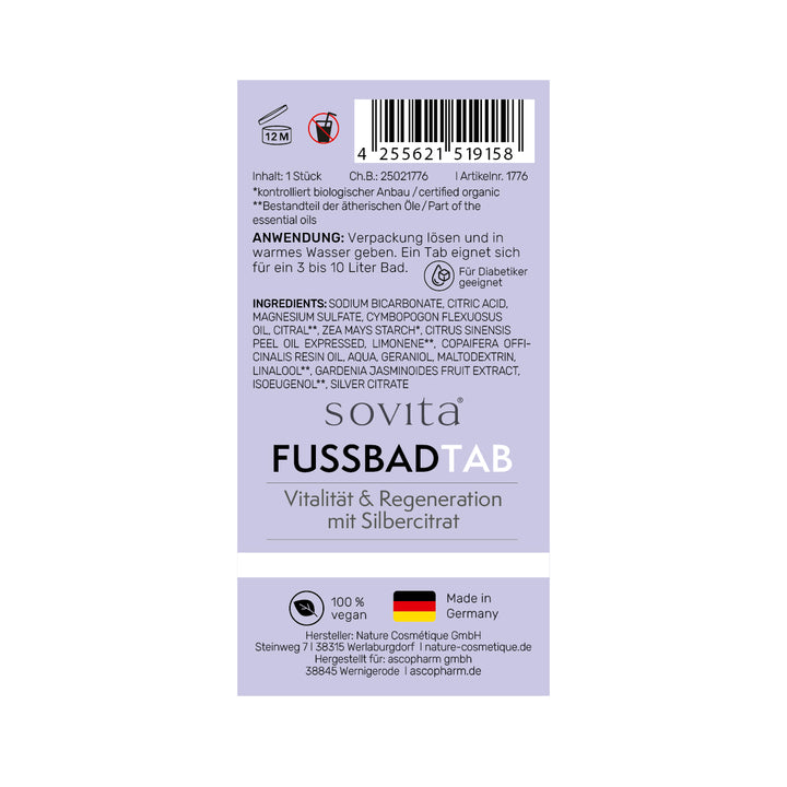 sovita Bade- & Fußbad Pflege-Set (4er Set)