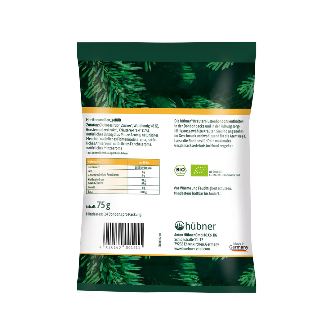 Hübner Kräuter Hustenbonbons (75 g)