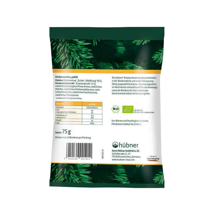 Hübner Kräuter Hustenbonbons (75 g)