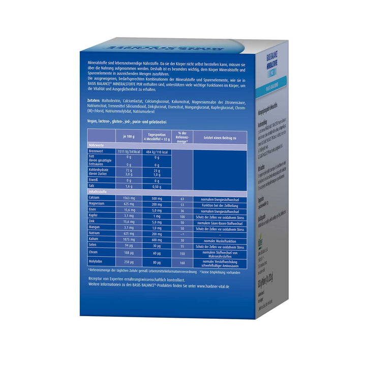 Hübner Basis Balance Mineralstoffe Pur Pulver (800 g)