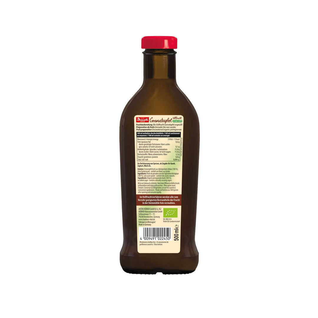 Donath BIO Vollfrucht Granatapfel ungesüßt (500 ml)