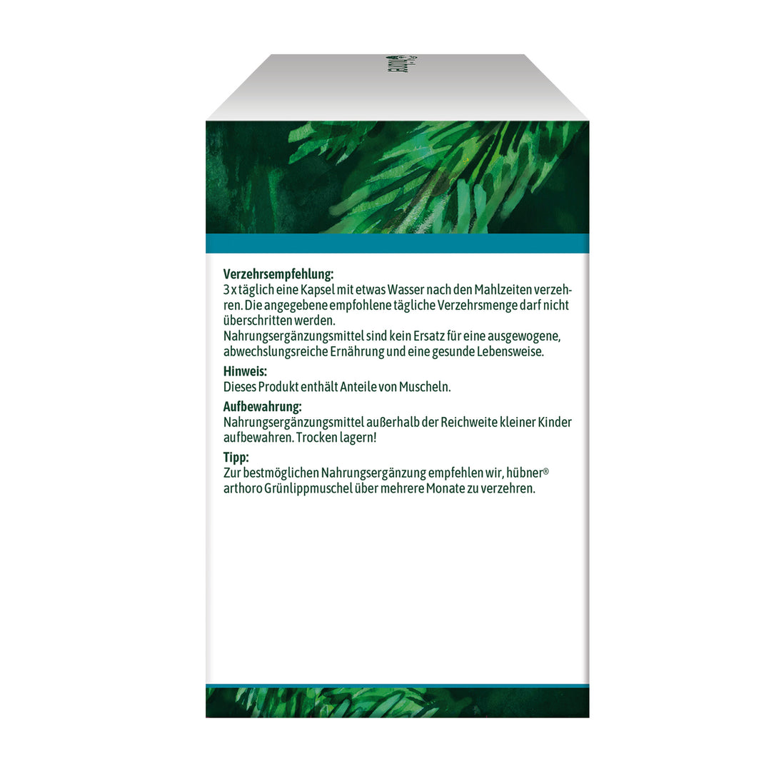 Hübner arthoro Grünlippmuschel (180 Stk.)