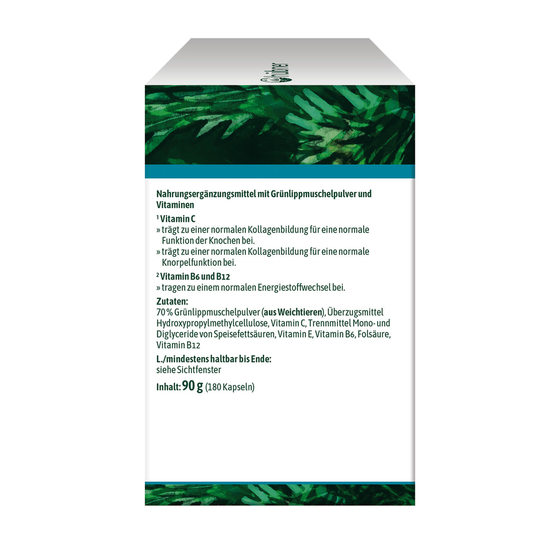 Hübner arthoro Grünlippmuschel (180 Stk.)