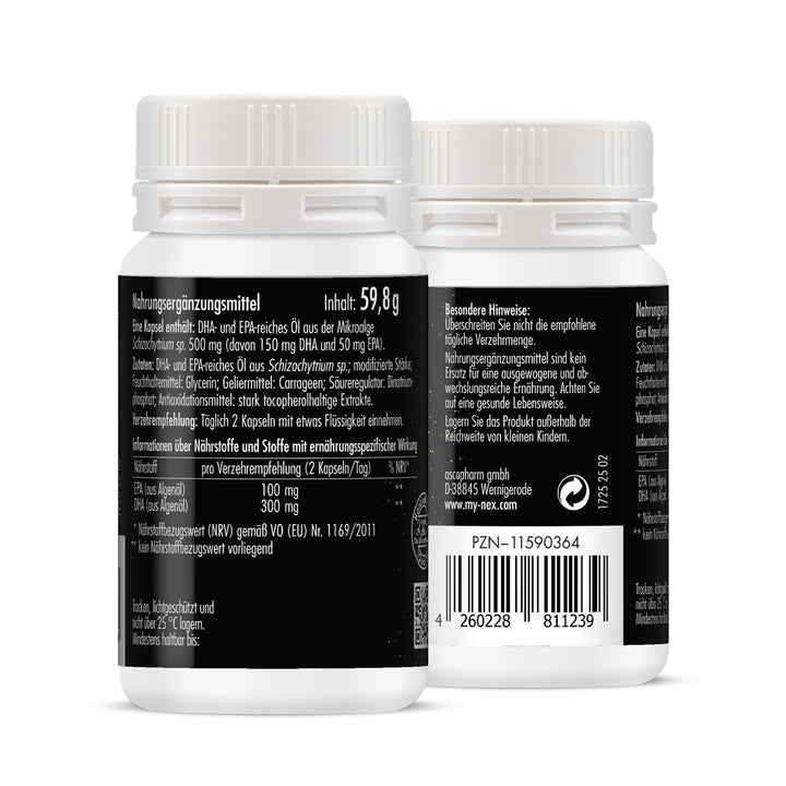 NEX Omega 3 Algenöl Kapseln