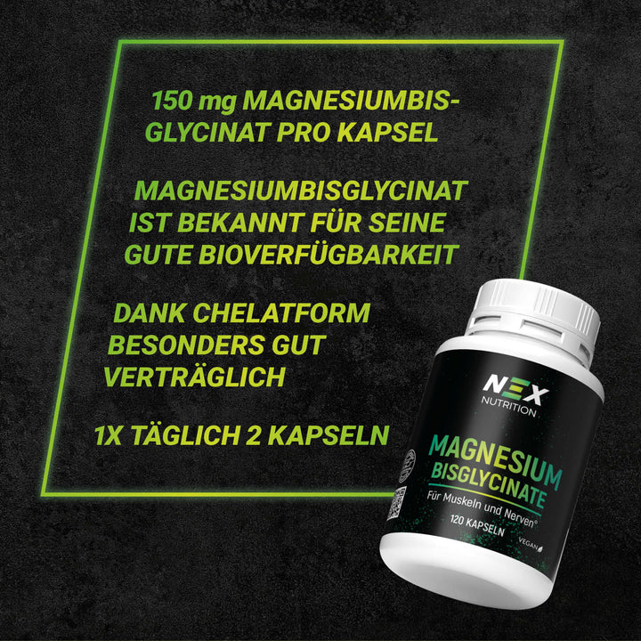 NEX Magnesium Bisglycinate Kapseln