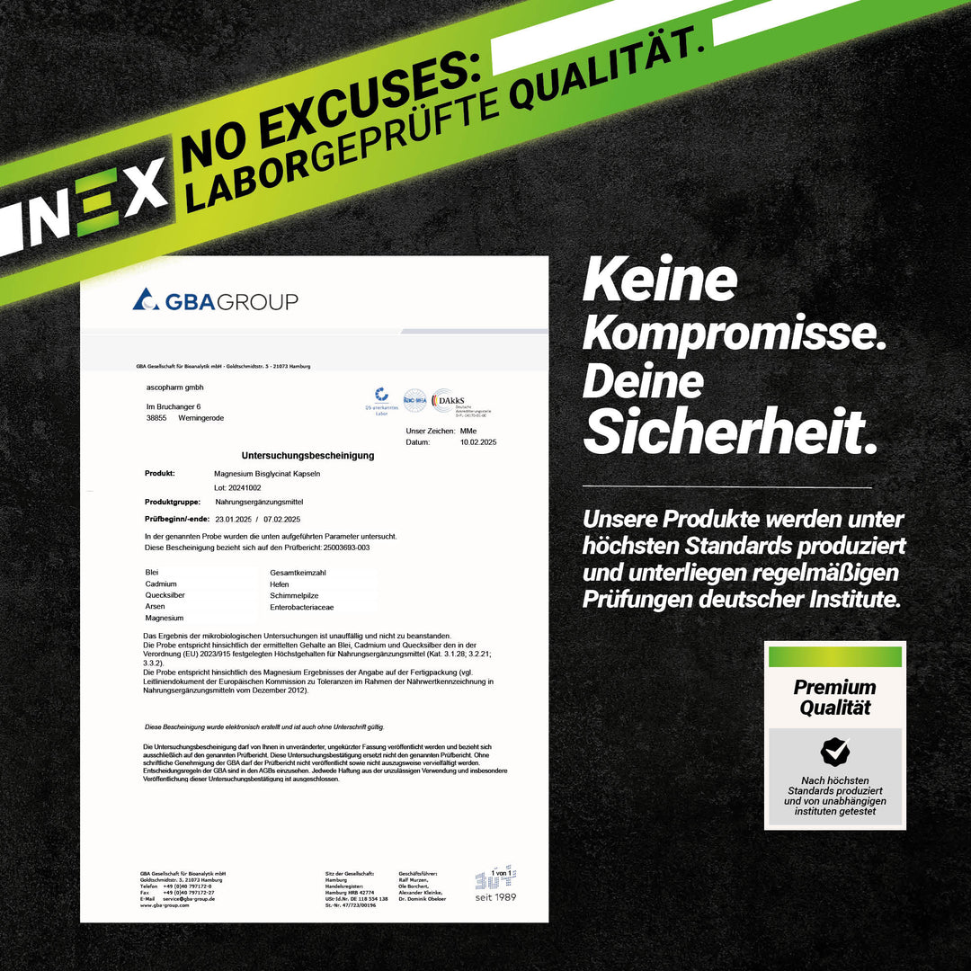NEX Magnesium Bisglycinate Kapseln