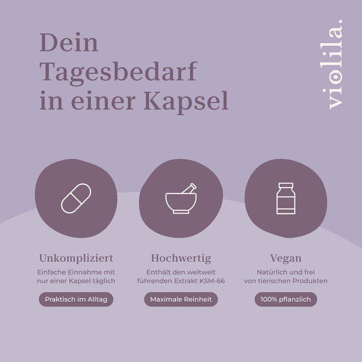 violila Ashwagandha KSM-66 Kapseln