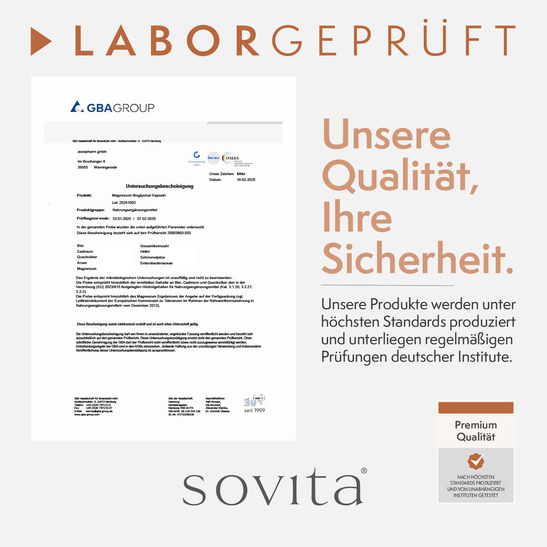 sovita Magnesium Bisglycinat Kapseln