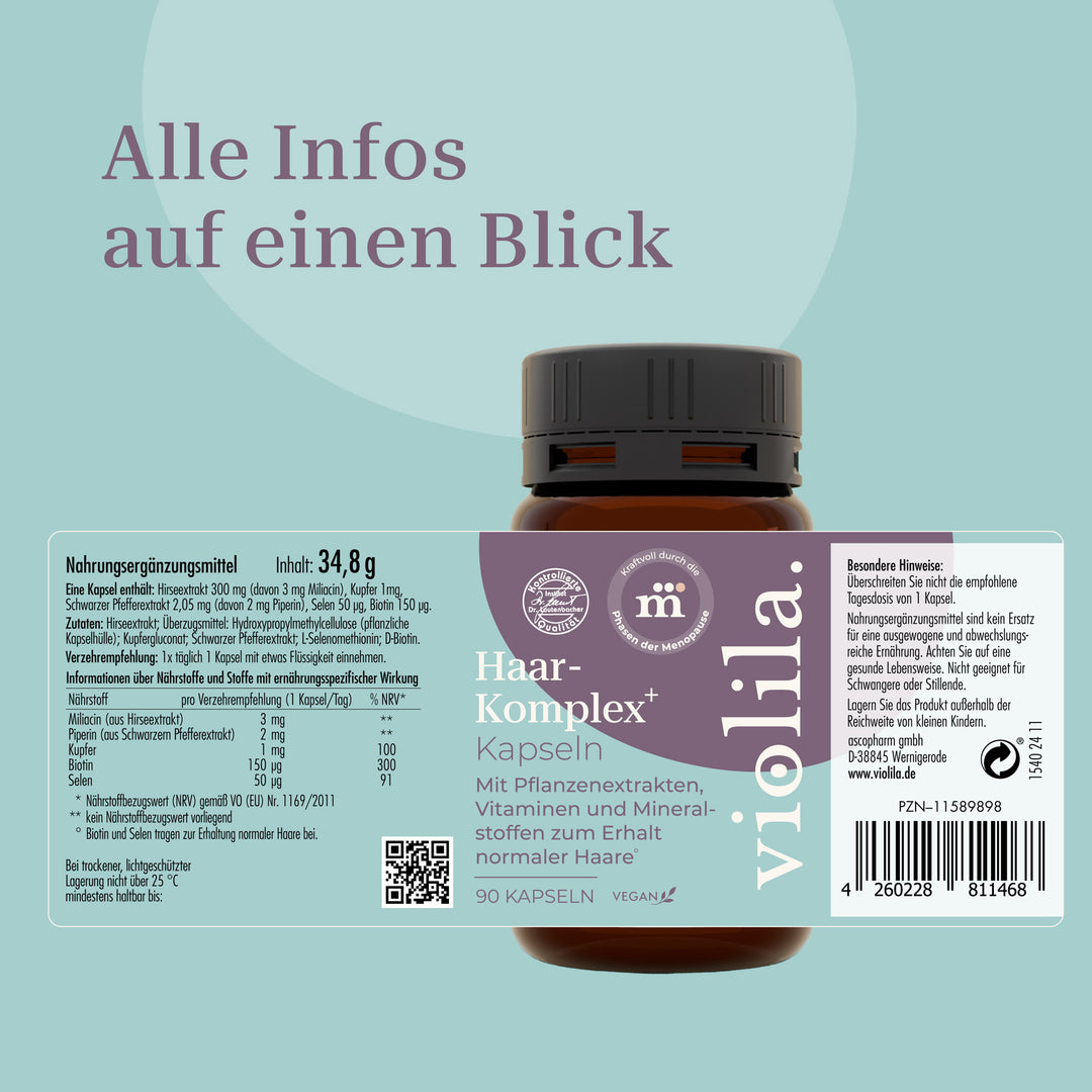 violila Haar-Komplex⁺ Kapseln