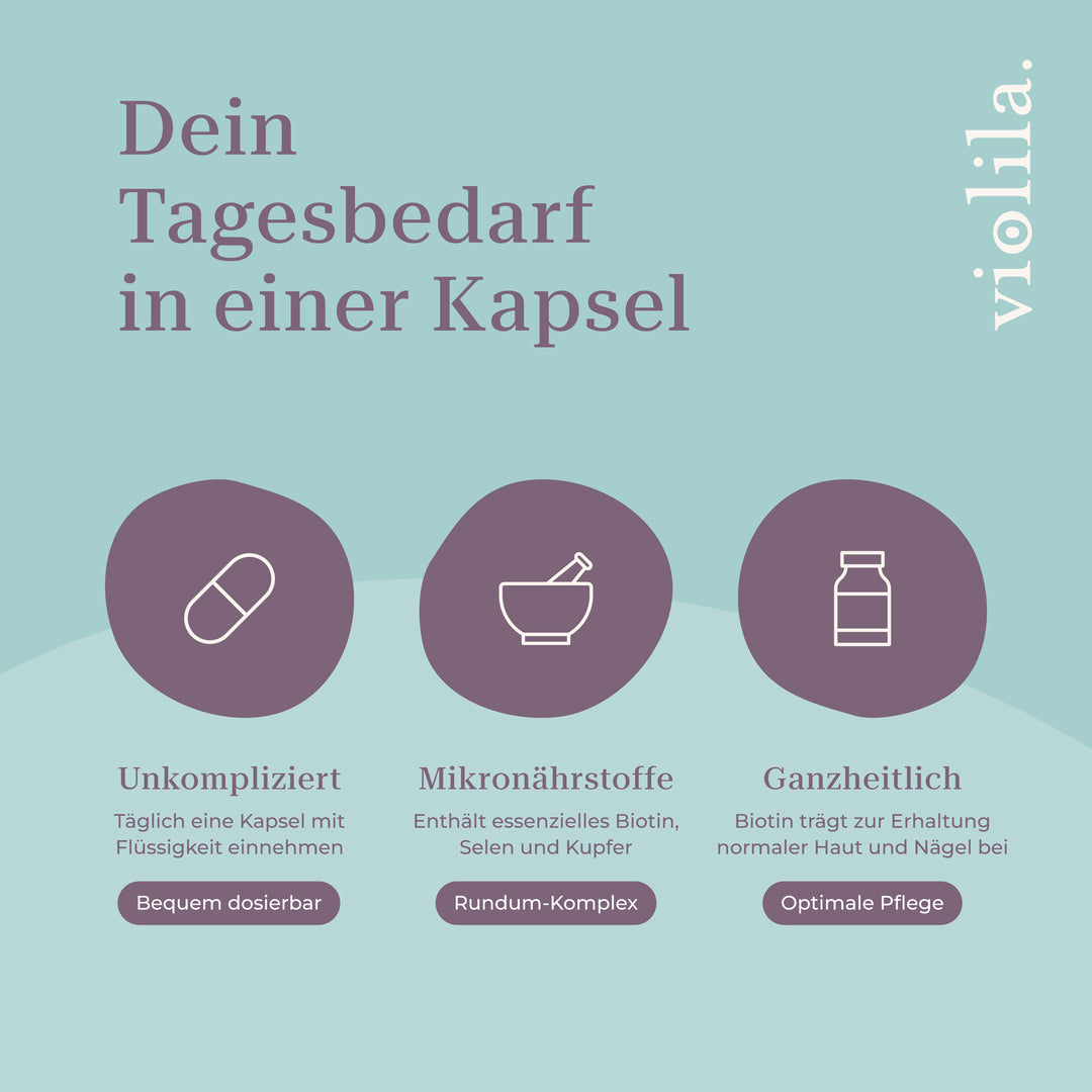 violila Haar-Komplex⁺ Kapseln