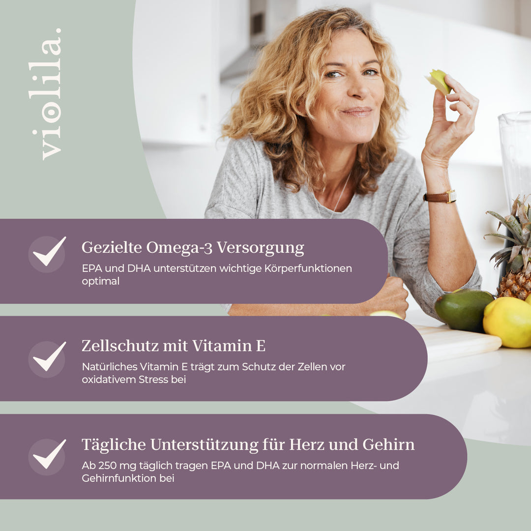violila Omega-3 Fischöl Kapseln