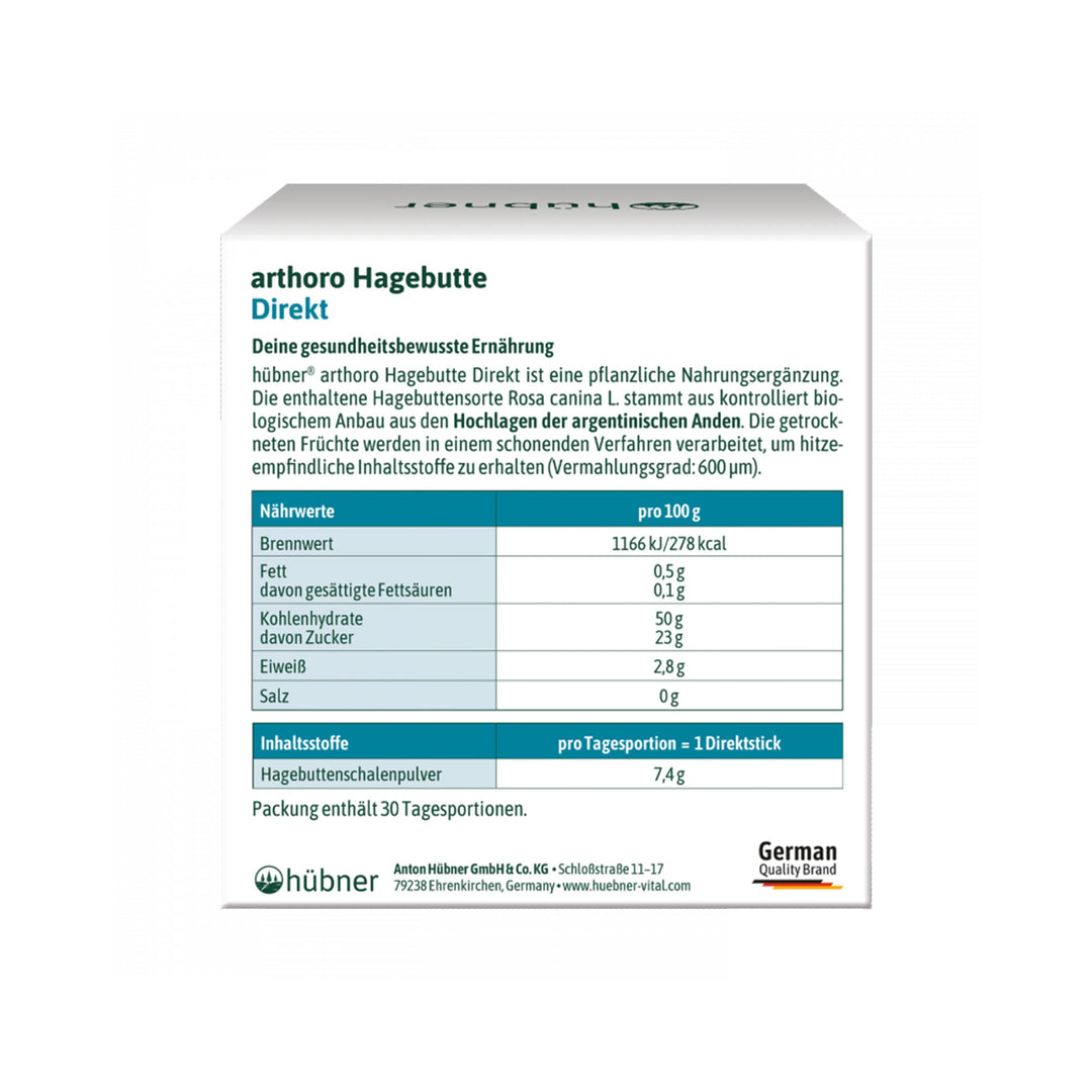 Hübner arthoro Hagebutte Direkt (30 Stk.)