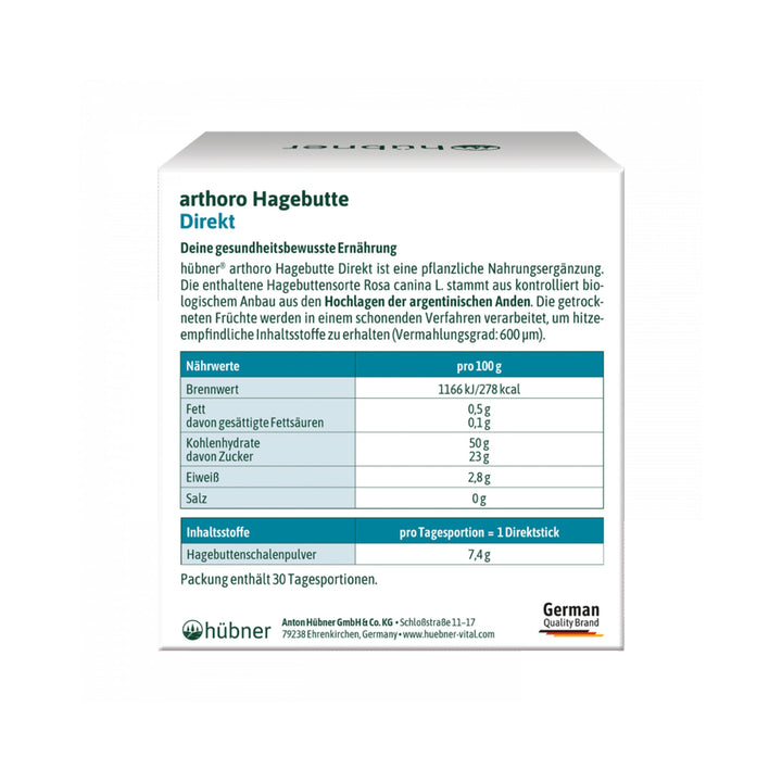 Hübner arthoro Hagebutte Direkt (30 Stk.)