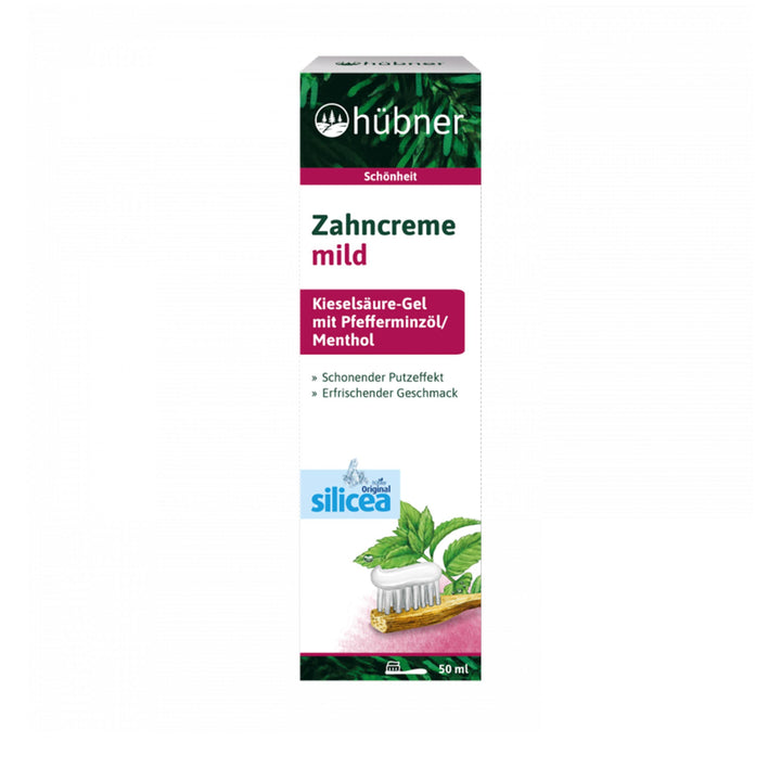 Hübner Zahncreme mild mit Pfefferminz (50 ml)