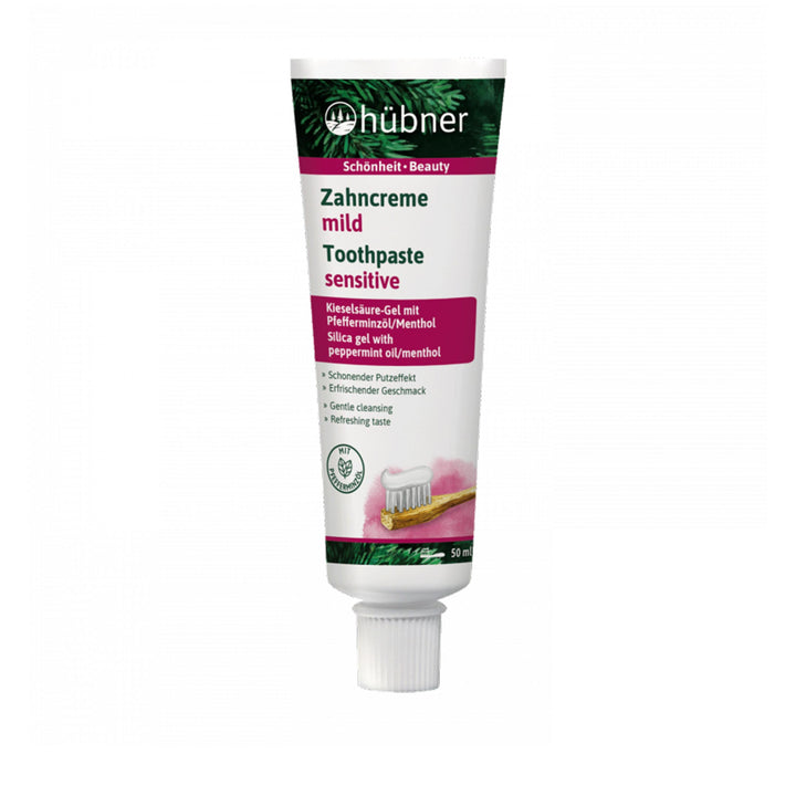 Hübner Zahncreme mild mit Pfefferminz (50 ml)