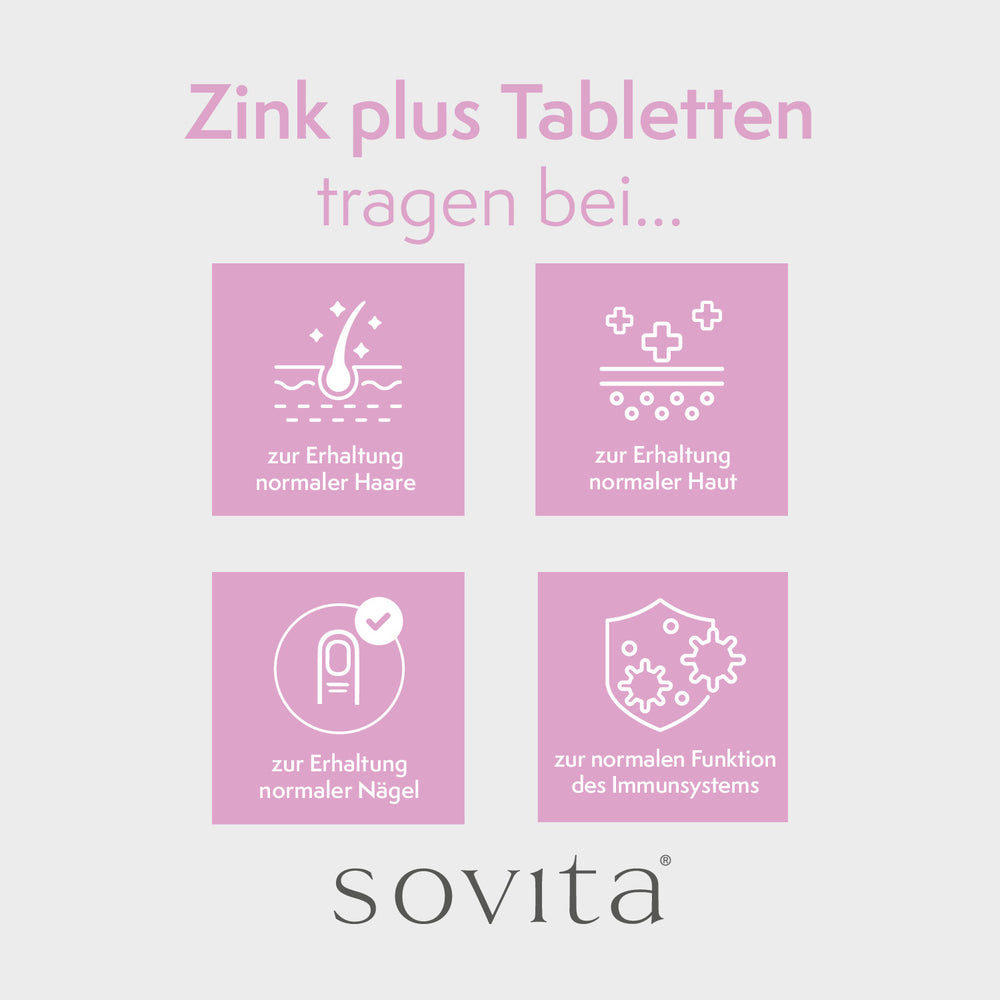 sovita Zink Plus Tabletten