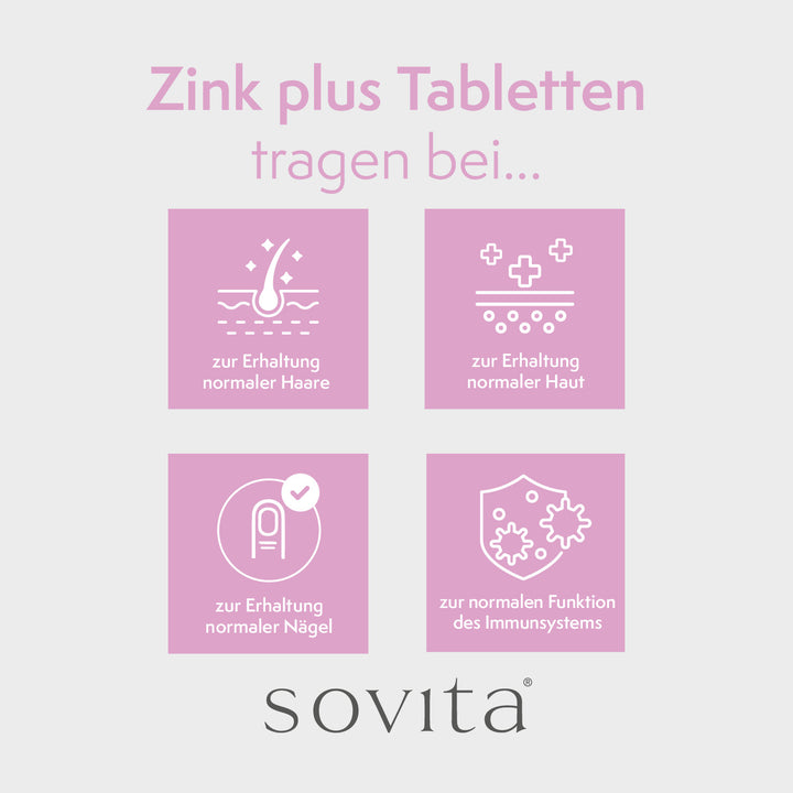 sovita Zink Plus Tabletten
