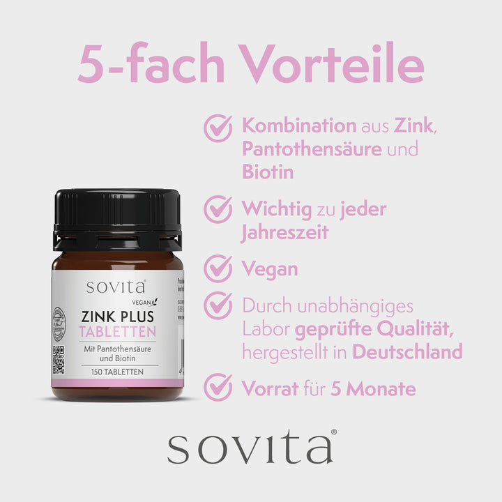 sovita Zink Plus Tabletten
