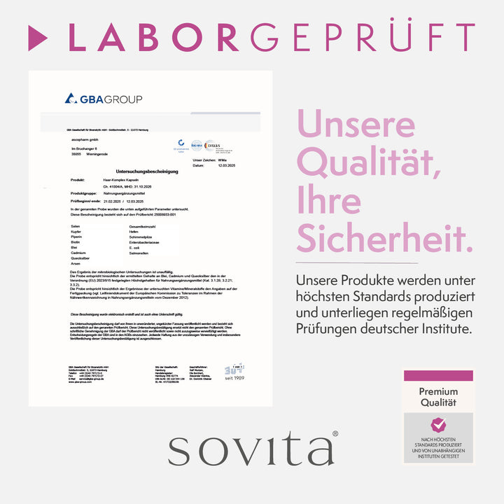 sovita Haar-Komplex Kapseln