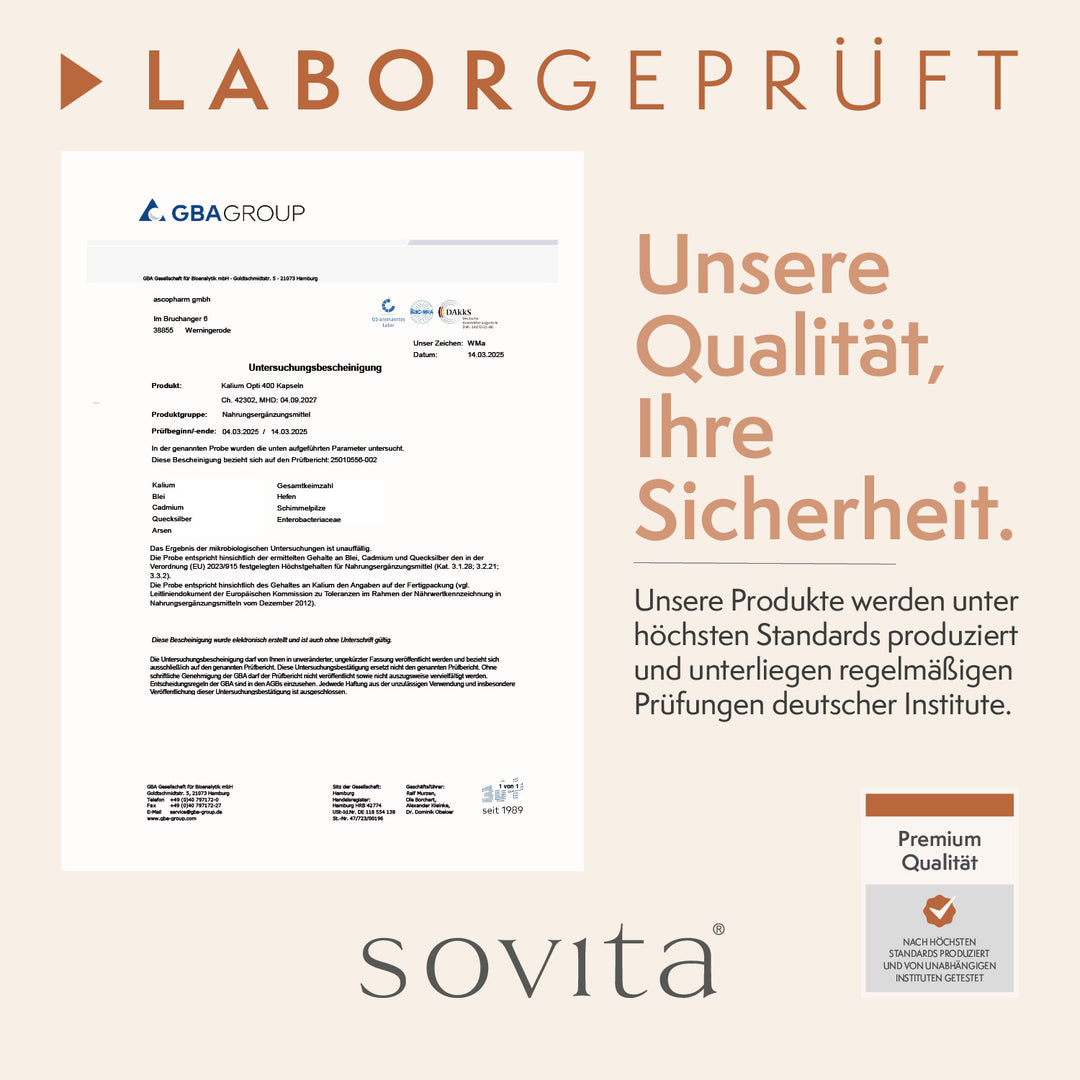 sovita Kalium Opti 400 Kapseln