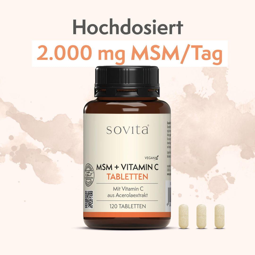 sovita MSM + Vitamin C Tabletten