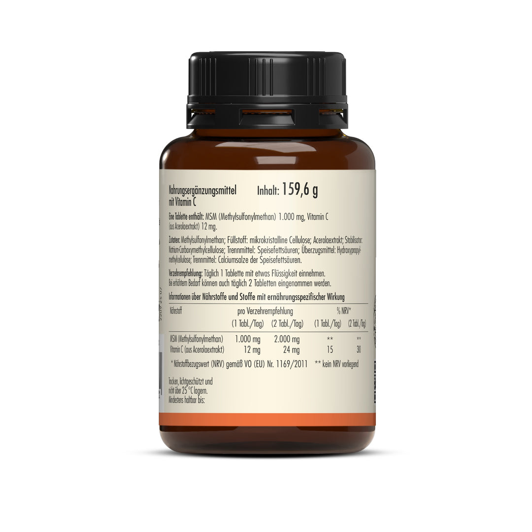 sovita MSM + Vitamin C Tabletten